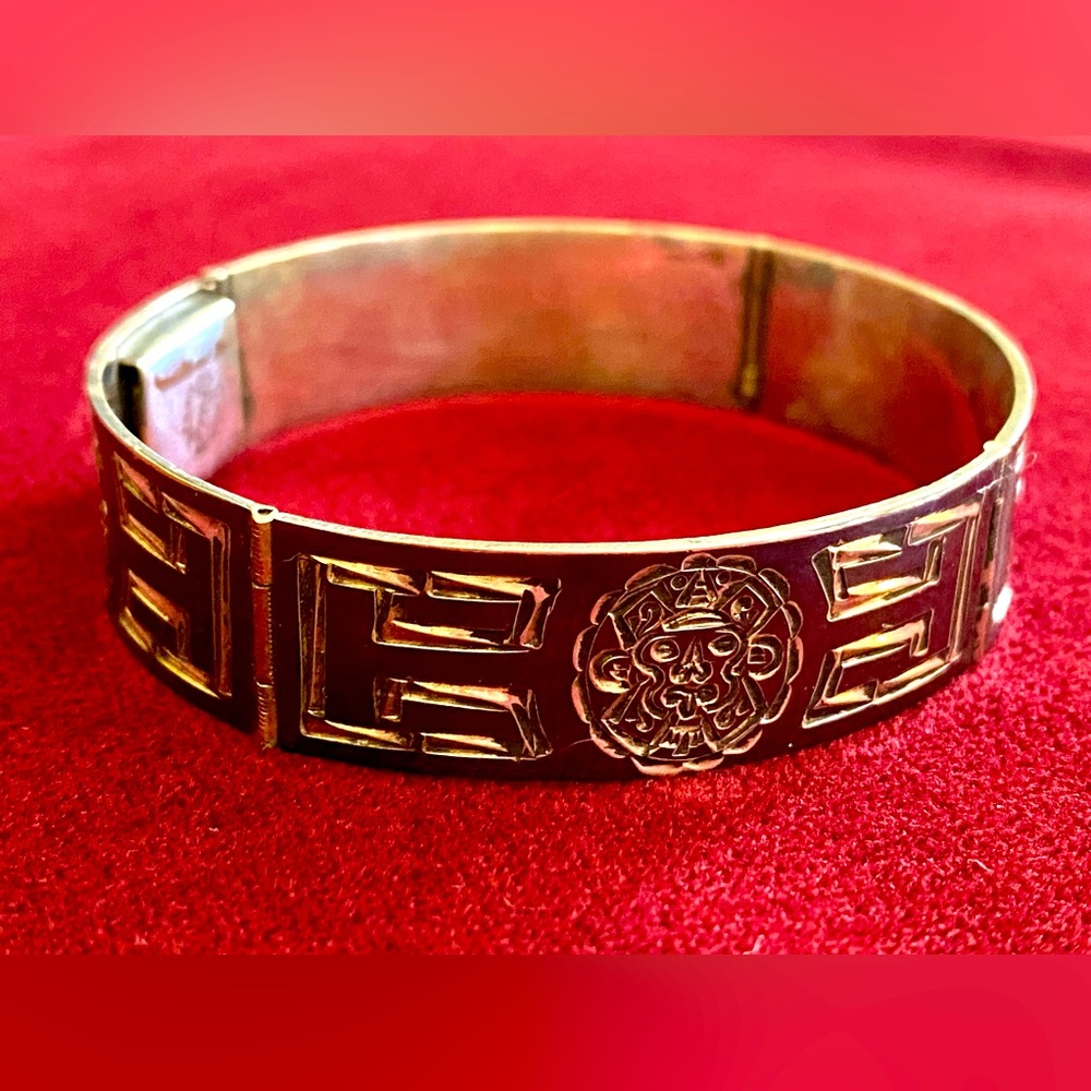 sterling Silver Aztec Bracelet